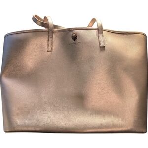 KURT GEIGER London Richmond Shopper Women's Leather Tote Shoulder Bag Purse Gold